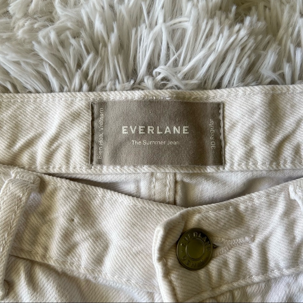 Everlane Straight Leg Jeans in White - Picture 7 of 11